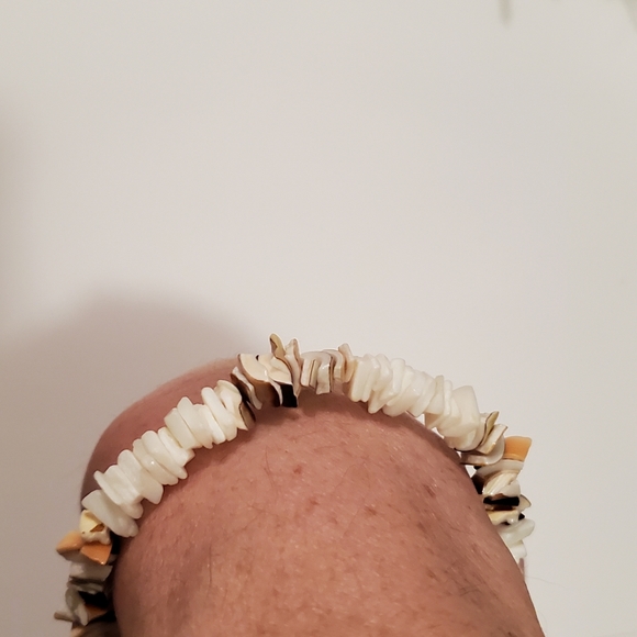 Seashell Bracelet 7 Inches In Length - Picture 7 of 8